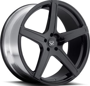 Gloss Black 5 Spoke forged Wheel Rims