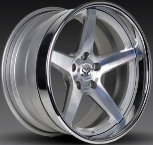 3 Piece Forged Wheels Center Outer and Inner Barrels in High Polished Finish Rims