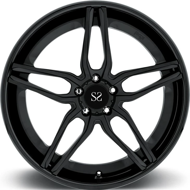 Black Barrel For A8 Wheels 21 Inch 2-PC Forged Alloy Custom Rims
