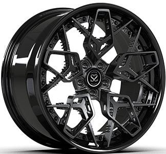 Custom Style Gloss Black 2-PC Forged Wheels 18’‘~23“ For BMW Cars