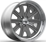17x8.0 And 17x9.0 Grey Disc And Polished Lip 3-PC Rims For 1970 Ford Torino