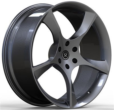 19x8.5 Matt Grey Machined Spokes Custom 1-PC Rims For Audi TT
