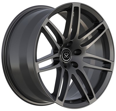 19x9.5 And 20x9.5 Audi A4 Custom 1-PC Forged Rims Satin Gun Metal