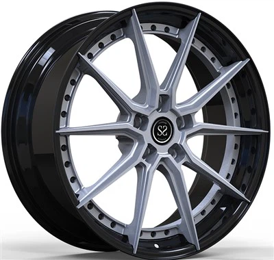 21X10 And 11 Gloss Black And Brushed Disc Custom 2-PC Rims For BMW M6