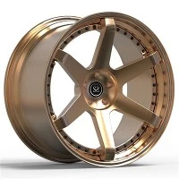 6-Spokes Polished Bronze 2-Piece Forged Wheels For Benz S 500 600