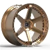 6-Spokes Polished Bronze 2-Piece Forged Wheels For Benz S 500 600