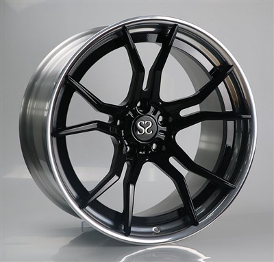 ALFA ROMEO GIULIA VELOCE Gloss Black And Polished Custom 2-PC Rims