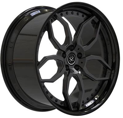 AMG GT Gloss Black Tunning 2-PC Forged Rims Staggered 20" And 21"