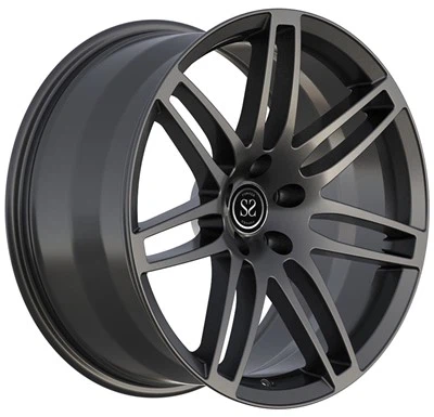 Audi TT 1 Piece Forged Wheels 19" With Custom Widths And Colors/Satin Gun Metal