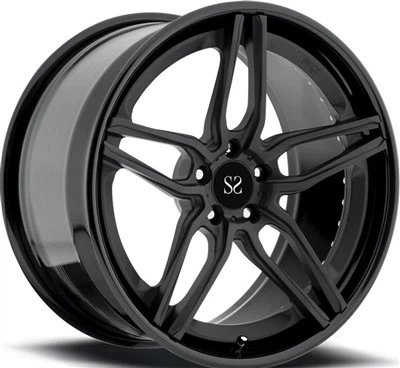 Black Barrel For A8 Wheels 21 Inch 2-PC Forged Alloy Custom Rims