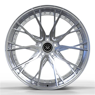 BMW M3 2016 Year Tuning Style Polished And Brushed Custom 2-PC Rims