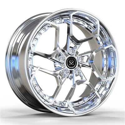 Polished 22X10 And 22x11.5 2-PC Rims For BMW X6M 2018 Year