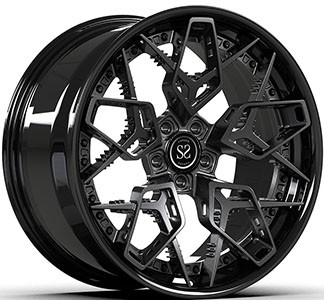 Custom Style Gloss Black 2-PC Forged Wheels 18’‘~23“ For BMW Cars