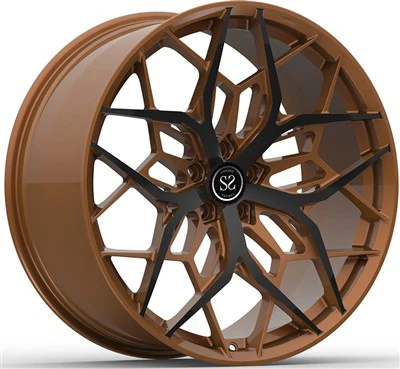 Dark Bronze And Black Face Custom 1-PC Forged Rims 22x10.5 For 2016 GLS Amg 63