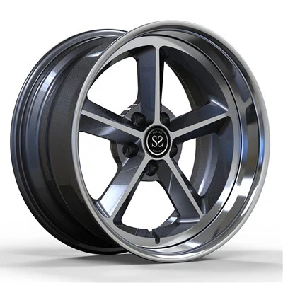 Dodge Charger 1986 Custom 2 Piece Forged Rims 18x8 And 18x12