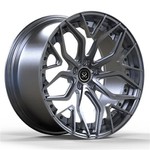 Grey Brushed 2 Piece Forged Wheels With ET -76~76 18~ 24 Inches