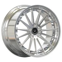 Mercedes Benz Gt63 Chrome And Brushed 22" Custom 2-PC Forged Rims