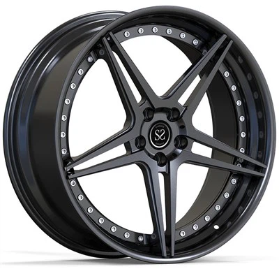 Mercedes E63S AMG 21x9.0 And 21x10.5 Satin Black 2-PC Rims 5x112