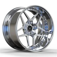 Rear Chrome Rim | Universal Car Rims | Chevrolet Corvette C8 19 And 20 Staggered Rims