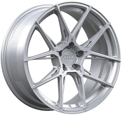 Tuning Style 21x9.0 Gloss Silver Custom 1-PC Forged Wheels For Audi
