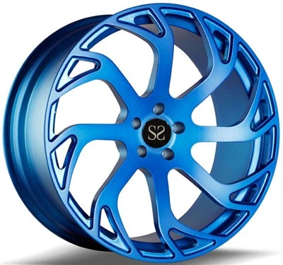 Custom Blue 1-PC Forged Rims