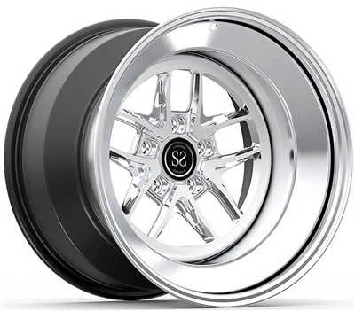 Wide Step Lip Custom 3-PC Forged Rims For BMW M8 F92