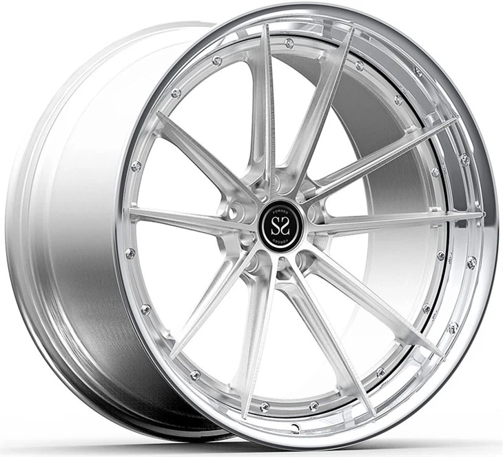Tuning Style Custom 2-PC Forged Wheels Of 18x9.0 And 18x10 For Mercedes C220 1994 Year