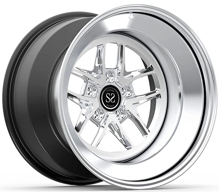 Wide Step Lip Custom 3-PC Forged Rims For BMW M8 F92
