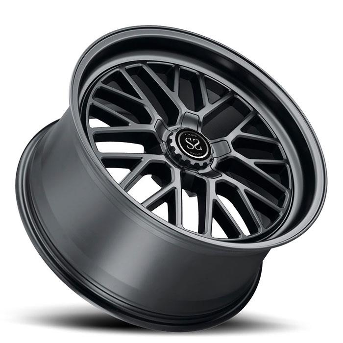 Black Customized 1 Piece Forged Wheels Rims