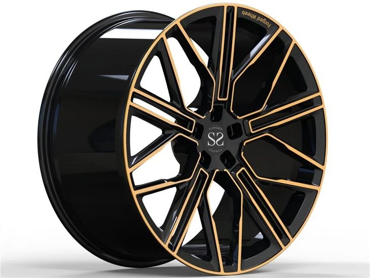 21X9.5 21X10 5x120 5x112 Black Bronze Custom Forged Rims 1-Piece Monoblock For BMW X5 Alloy Wheel