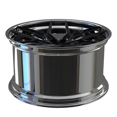 Black Polished 20 Inch Customized 1-PC Rims Wheels For Ferarri ...
