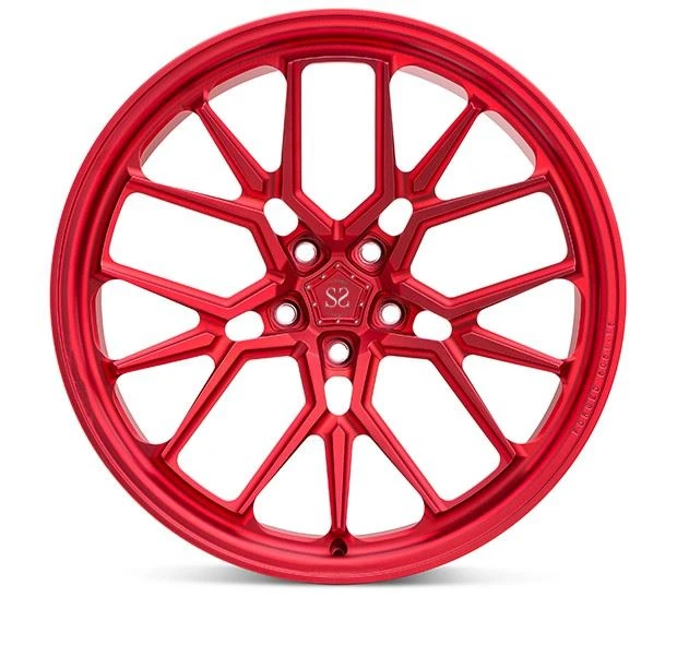Silver Red Rims Red 21 Inch Customized 1-PC Rims Wheels For Ferrari Manufacturer and ...