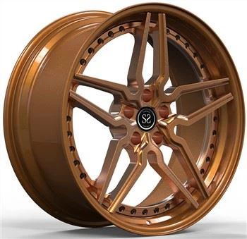 20 X 10.5, 20 X 12 2-Piece Bronze Forged Alloy Wheels For Ferrari Ferrari 458