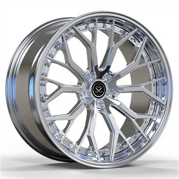 Aluminum RS6 Passenger Car Wheels 22x10.5 Deep Concave Forged 2 Piece Custom Rims