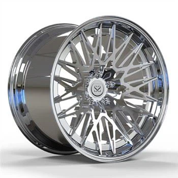 All chrome 20 Inch Customized 2-PC Rims Wheels For BMW