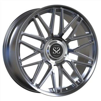 Brushed 1 Piece Monoblock Forged Wheels 24 Inch Staggered ESCALADE Car Rims