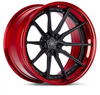 Matte Black 21 Inch Customized 2-PC Rims Wheels For Ferrari