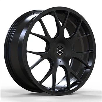 SS1027 19 Inch Staggered Matt Black 1-PC Forged Alloy Wheels For Porsch 996