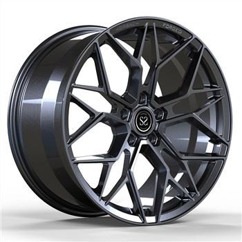 Chevy Camaro Staggered 19 and 20 Multi-spoke Gloss black 1-PC Forged Alloy Wheels 5x120