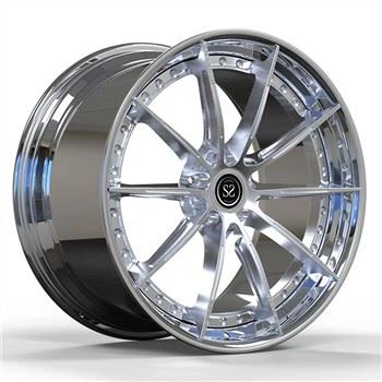 Audi RS5 Polish barrels 2-PC Staggered 20x9 and 21x10.5 inch Sport Car Wheel Rims