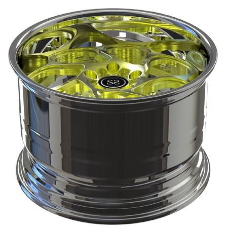 Staggered 18x10 18x12 Deep Dish Nissan 240sx Custom 2-piece Forged Aluminum Alloy Wheel Rims