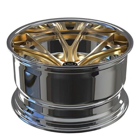 Super Concave Golden Design 21 Inch Customized 2-PC Rims Wheels For BMW