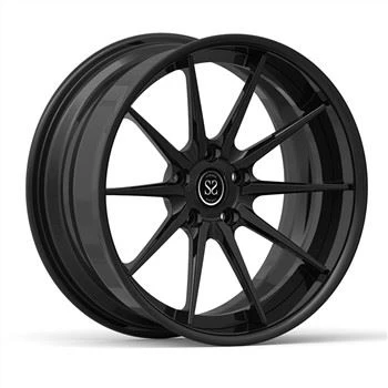 19X8.5 And 19X9.5 Satin Black Custom Forged Aluminum Alloy Rims 5X112 For Benz C43