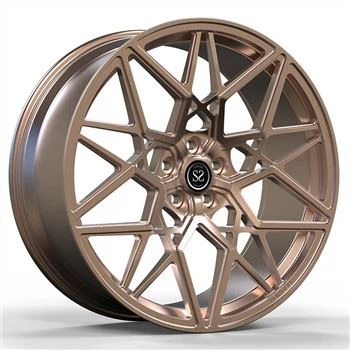 SSJK1074 Satin Bronze Forged Monblock Staggered 20 And 21 Inches 5x112 Bolt Pattern Fit To BMW X6 M