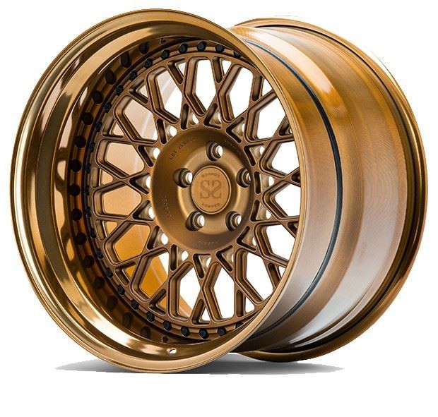 Vossen Style 3 Piece Forged Wheels 18 19 20 21 22 24inch Polished Bronze For Luxury Car Rims