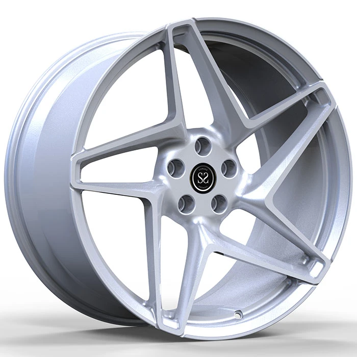 7.5Jx18 ET35 And 8.5Jx18 ET46 Matt Siver Custom 1-PC Aluminum Alloy Rims For ALPINE A110