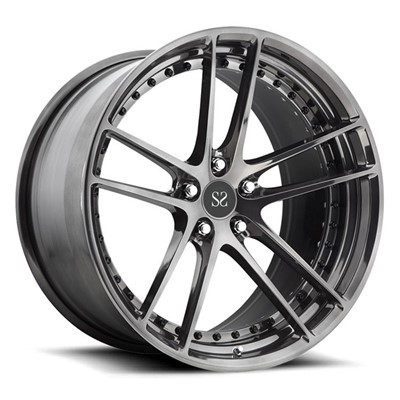 21 Inch Hyper Silver 1-PC Forged Car Alloy Rims For Tesla Wheels Custom Luxury Rims