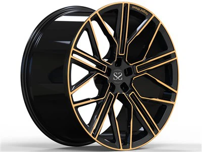 Black Bronze Monoblock Forged Rims For BMW X5 Custom 1 Piece Wheels