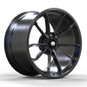 Center Lock Wheels For Porsche Brushed Black Custom Forged Monoblock Rims