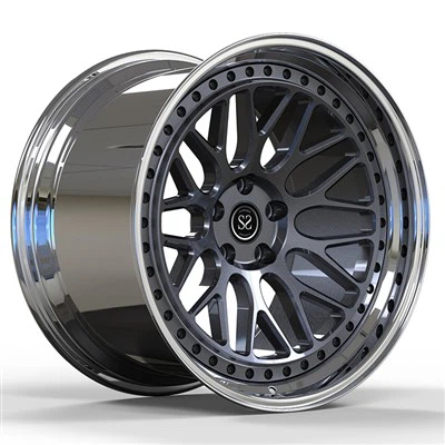 Custom 2-PC Aluminum Alloy Rims Made Of 6061-T6 5x112 18 19 20 21 22 23 24 Inches For Audi RS4 RS6 R8